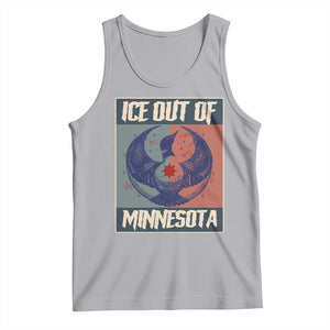 Ice Out Of Minnesota Tank Top Social Justice Solidarity TS12 Athletic Heather Print Your Wear