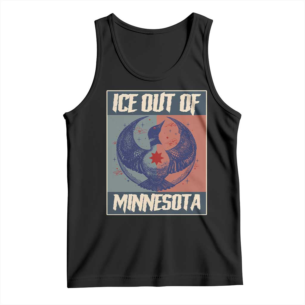 Ice Out Of Minnesota Tank Top Social Justice Solidarity TS12 Black Print Your Wear