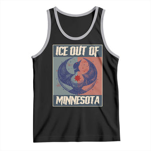 Ice Out Of Minnesota Tank Top Social Justice Solidarity TS12 Black Athletic Heather Print Your Wear