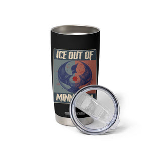 Ice Out Of Minnesota Tumbler Cup Social Justice Solidarity TS12 Print Your Wear