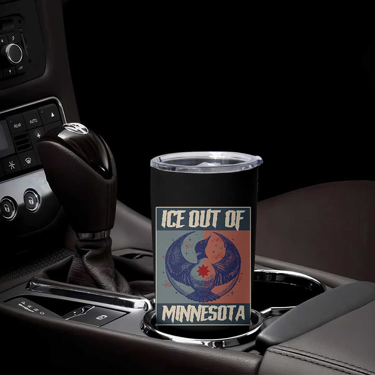 Ice Out Of Minnesota Tumbler Cup Social Justice Solidarity TS12 Print Your Wear