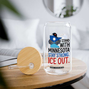 Minnesota Pride Common Loon Glass Can Stand With Minnesota Ice Out TS12 Print Your Wear