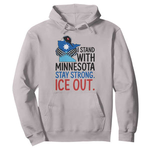 Minnesota Pride Common Loon Hoodie Stand With Minnesota Ice Out TS12 Ice Gray Print Your Wear