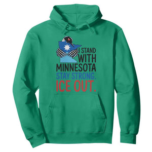 Minnesota Pride Common Loon Hoodie Stand With Minnesota Ice Out TS12 Irish Green Print Your Wear