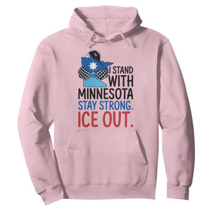 Minnesota Pride Common Loon Hoodie Stand With Minnesota Ice Out TS12 Light Pink Print Your Wear