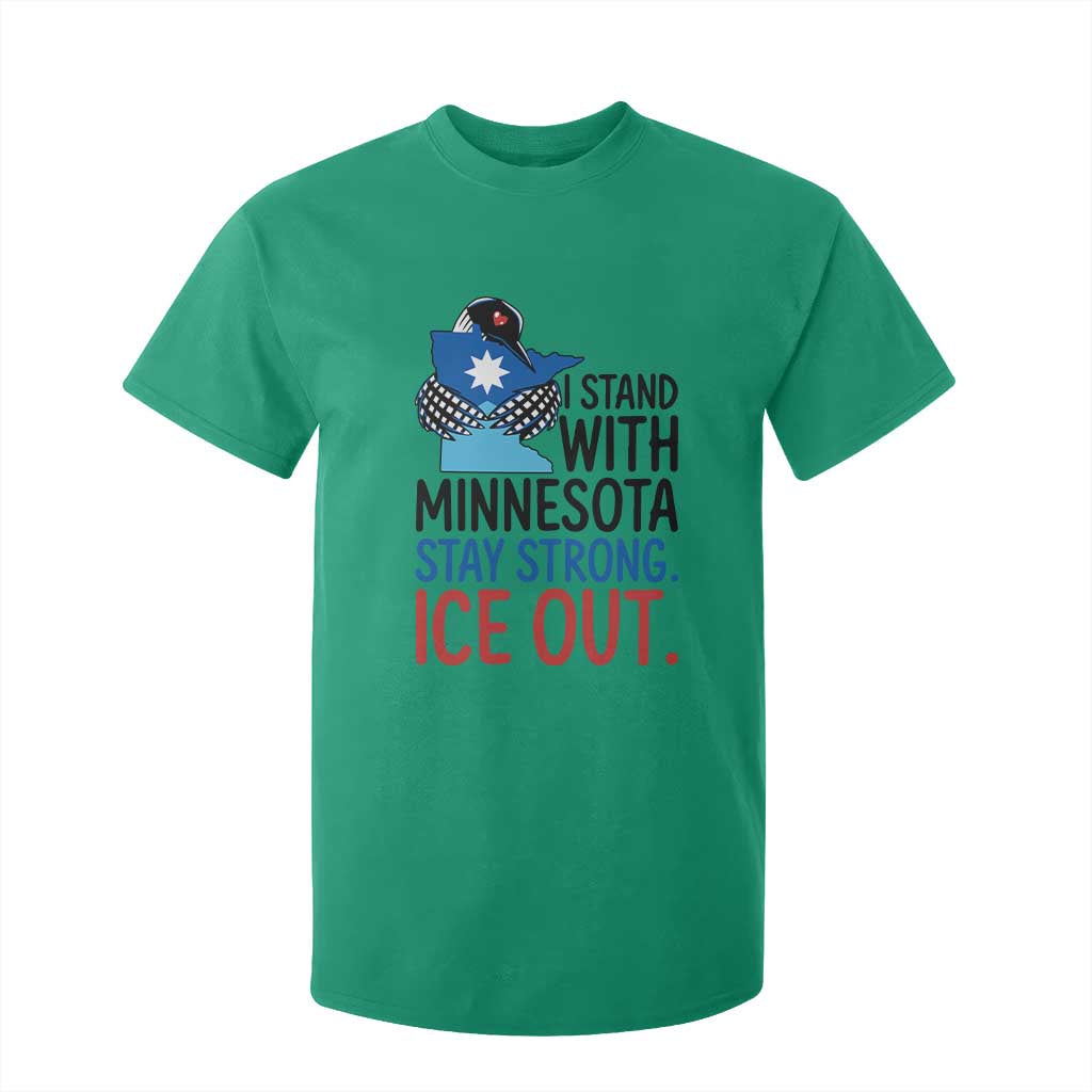 Minnesota Pride Common Loon T Shirt For Kid Stand With Minnesota Ice Out TS12 Irish Green Print Your Wear