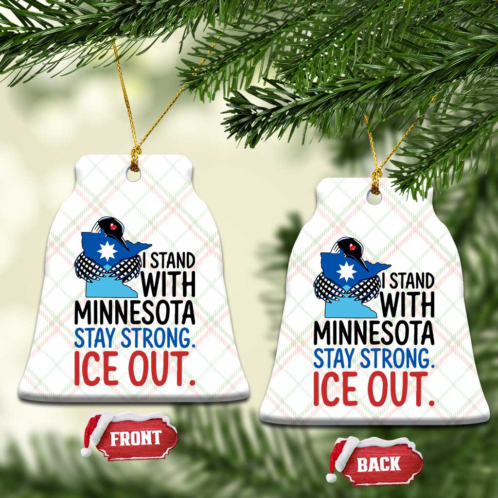Minnesota Pride Common Loon Ceramic Ornament Stand With Minnesota Ice Out TS12 Print Your Wear