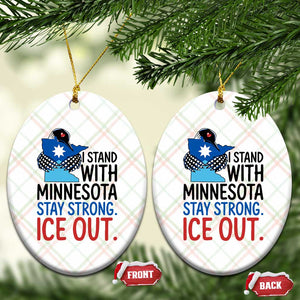Minnesota Pride Common Loon Ceramic Ornament Stand With Minnesota Ice Out TS12 Print Your Wear