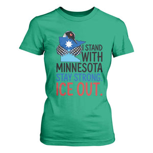 Minnesota Pride Common Loon T Shirt For Women Stand With Minnesota Ice Out TS12 Irish Green Print Your Wear
