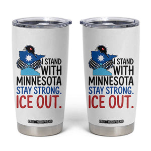 Minnesota Pride Common Loon Tumbler Cup Stand With Minnesota Ice Out TS12 White Print Your Wear