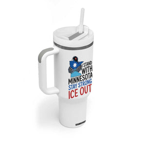 Minnesota Pride Common Loon Tumbler With Handle Stand With Minnesota Ice Out TS12 Print Your Wear