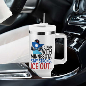Minnesota Pride Common Loon Tumbler With Handle Stand With Minnesota Ice Out TS12 Print Your Wear