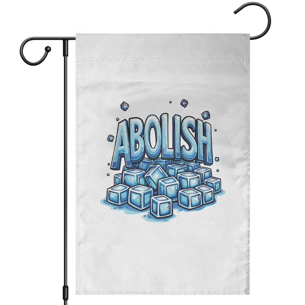 Abolish Ice Garden Flag Minnesota Resistance Protest TS12 White Print Your Wear