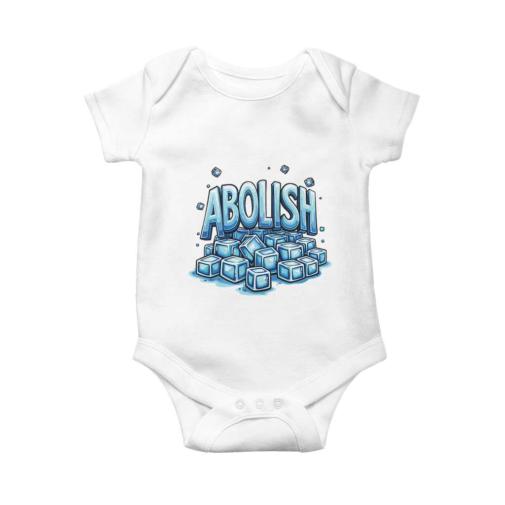 Abolish Ice Baby Onesie Minnesota Resistance Protest TS12 White Print Your Wear