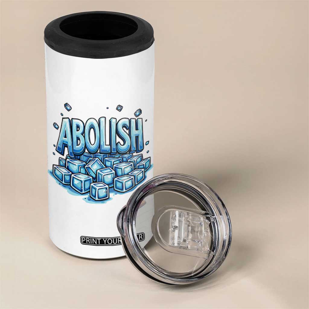 Abolish Ice 4 in 1 Can Cooler Tumbler Minnesota Resistance Protest TS12 Print Your Wear