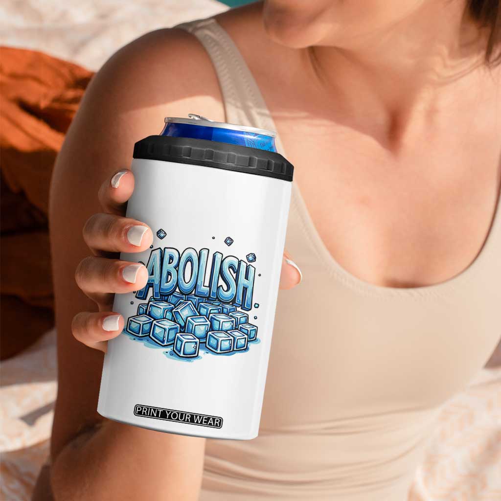 Abolish Ice 4 in 1 Can Cooler Tumbler Minnesota Resistance Protest TS12 Print Your Wear