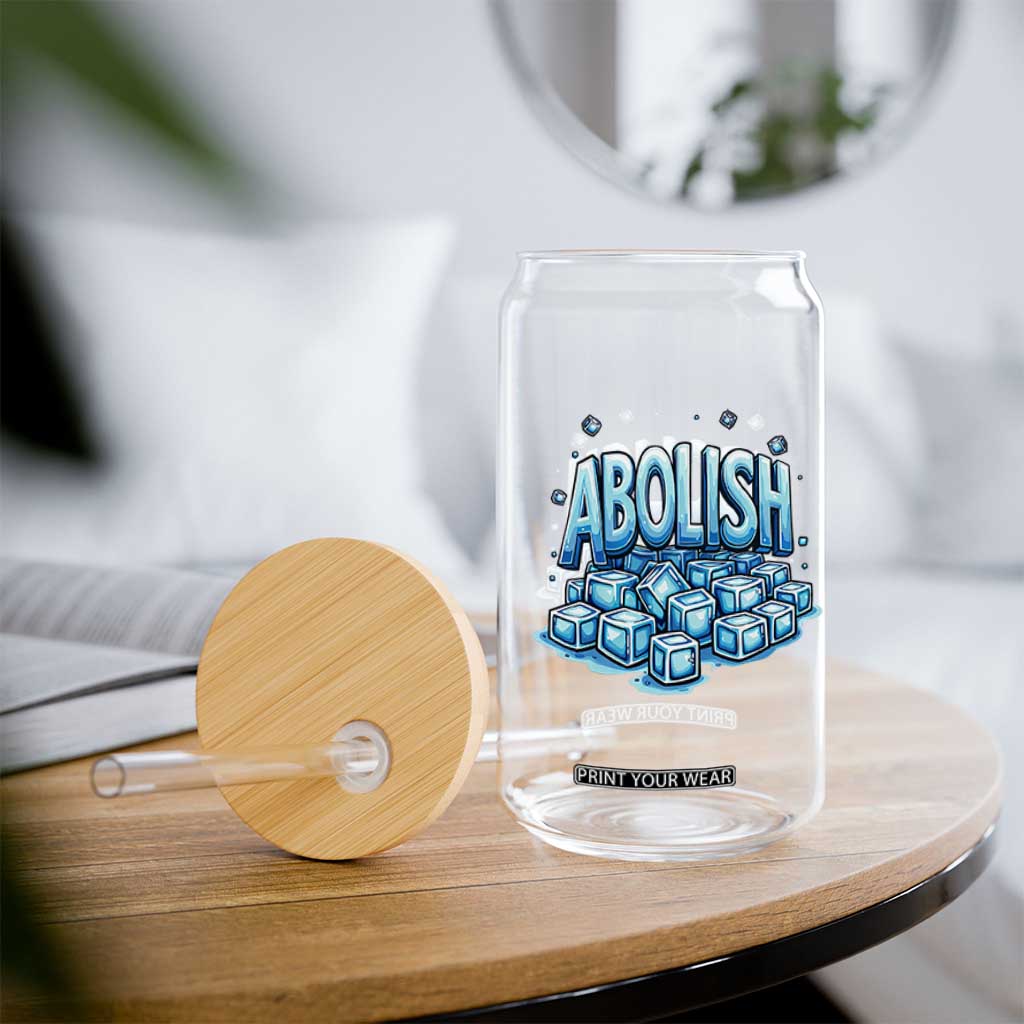 Abolish Ice Glass Can Minnesota Resistance Protest TS12 Print Your Wear