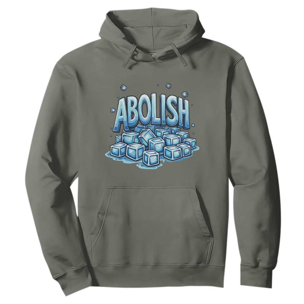 Abolish Ice Hoodie Minnesota Resistance Protest TS12 Military Green Print Your Wear