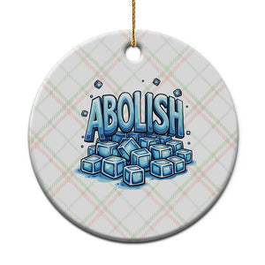 Abolish Ice Ceramic Ornament Minnesota Resistance Protest TS12 1pc Christmas Plaid Print Your Wear