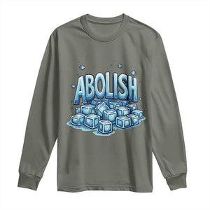 Abolish Ice Long Sleeve Shirt Minnesota Resistance Protest TS12 Military Green Print Your Wear