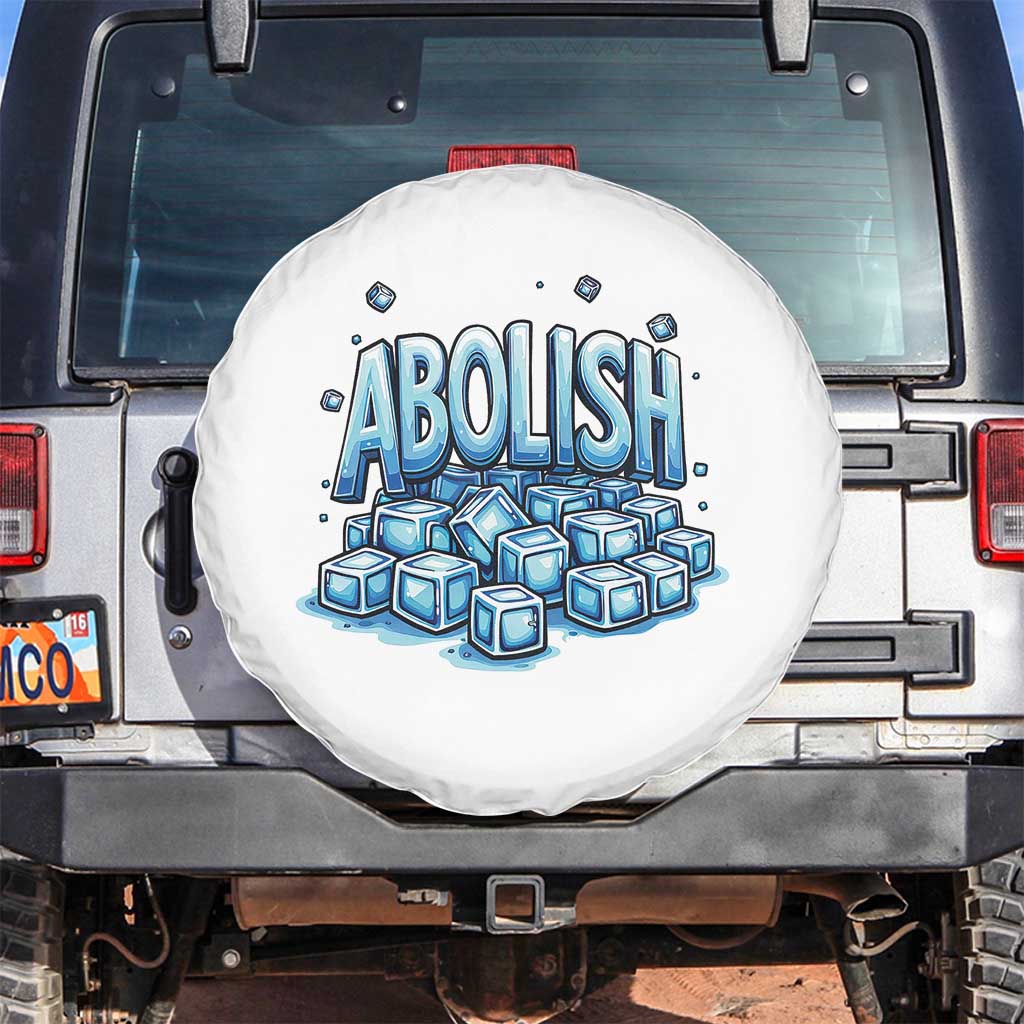 Abolish Ice Spare Tire Cover Minnesota Resistance Protest TS12 No hole White Print Your Wear