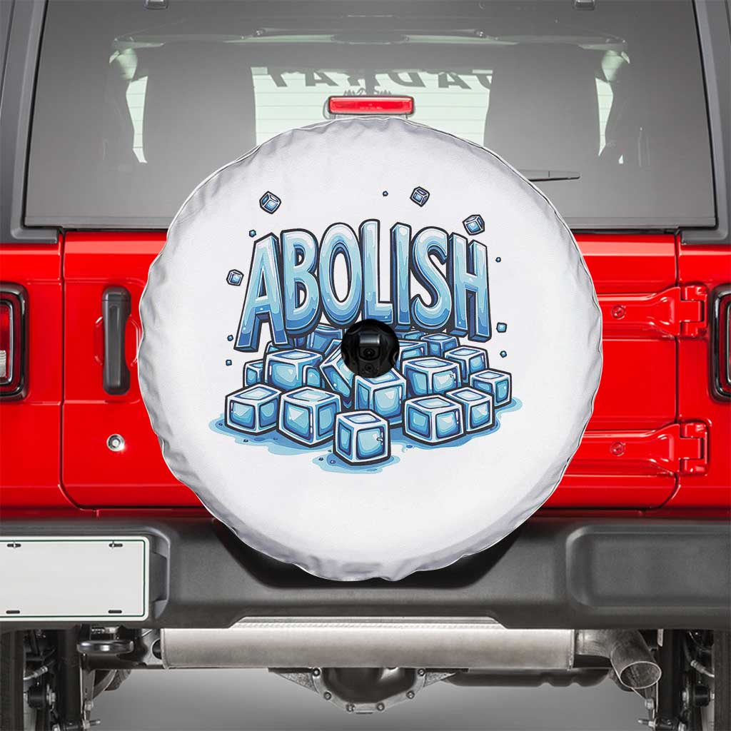 Abolish Ice Spare Tire Cover Minnesota Resistance Protest TS12 White Print Your Wear