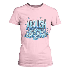Abolish Ice T Shirt For Women Minnesota Resistance Protest TS12 Light Pink Print Your Wear