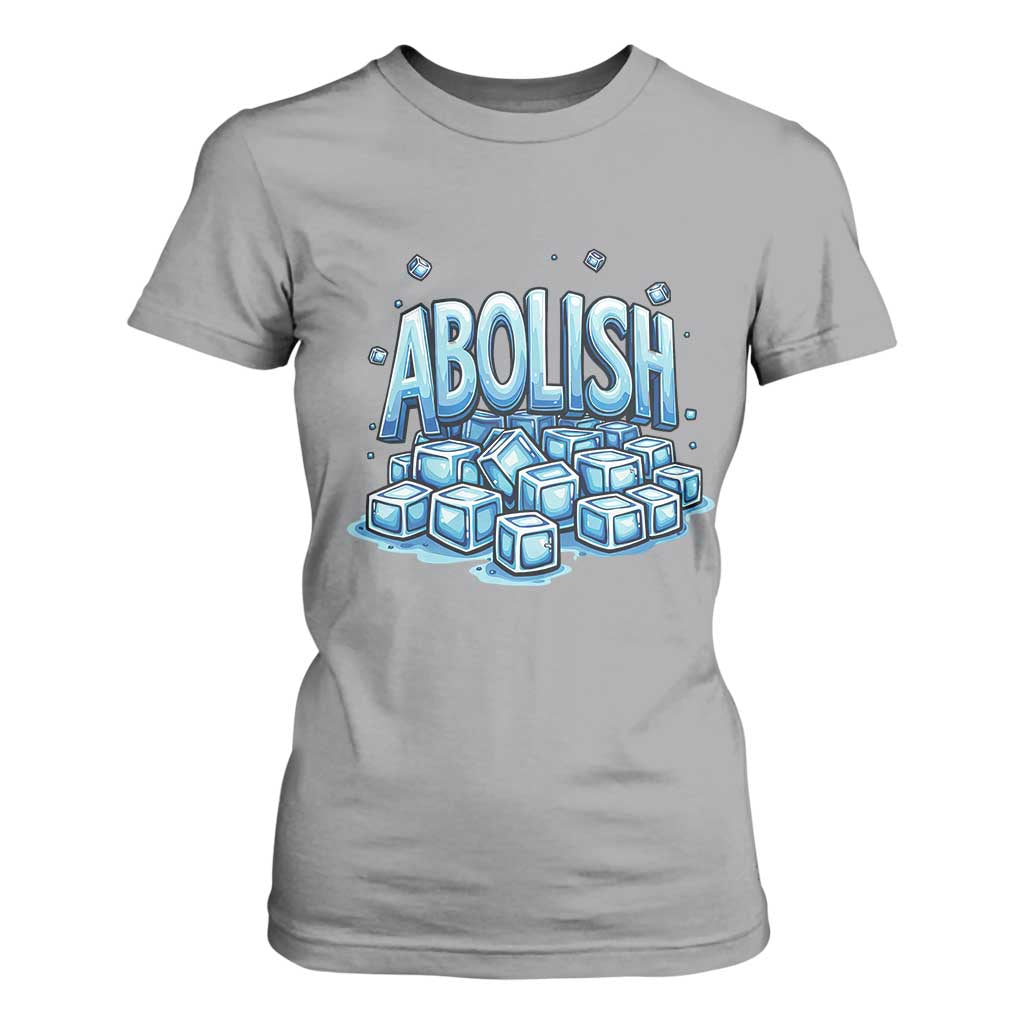 Abolish Ice T Shirt For Women Minnesota Resistance Protest TS12 Sport Gray Print Your Wear