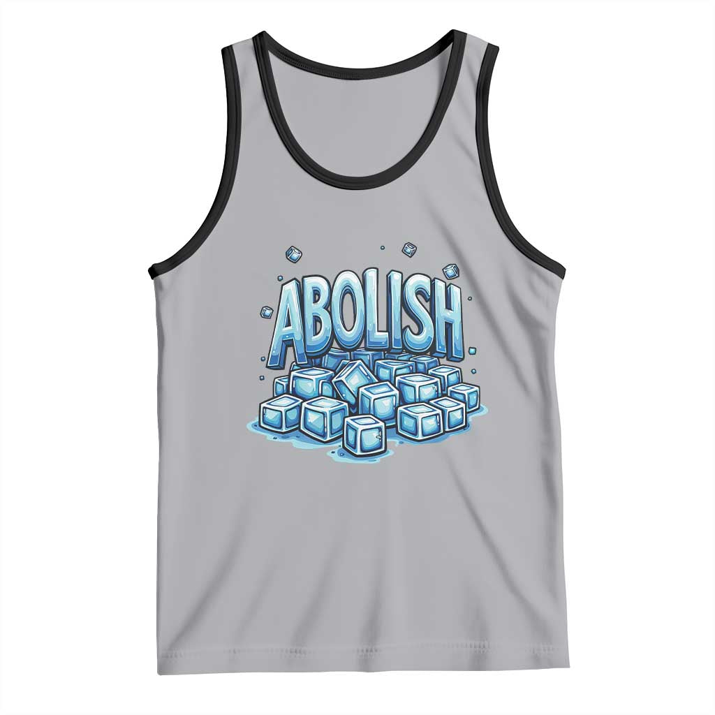 Abolish Ice Tank Top Minnesota Resistance Protest TS12 Athletic Heather Black Print Your Wear