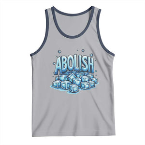 Abolish Ice Tank Top Minnesota Resistance Protest TS12 Athletic Heather Navy Print Your Wear