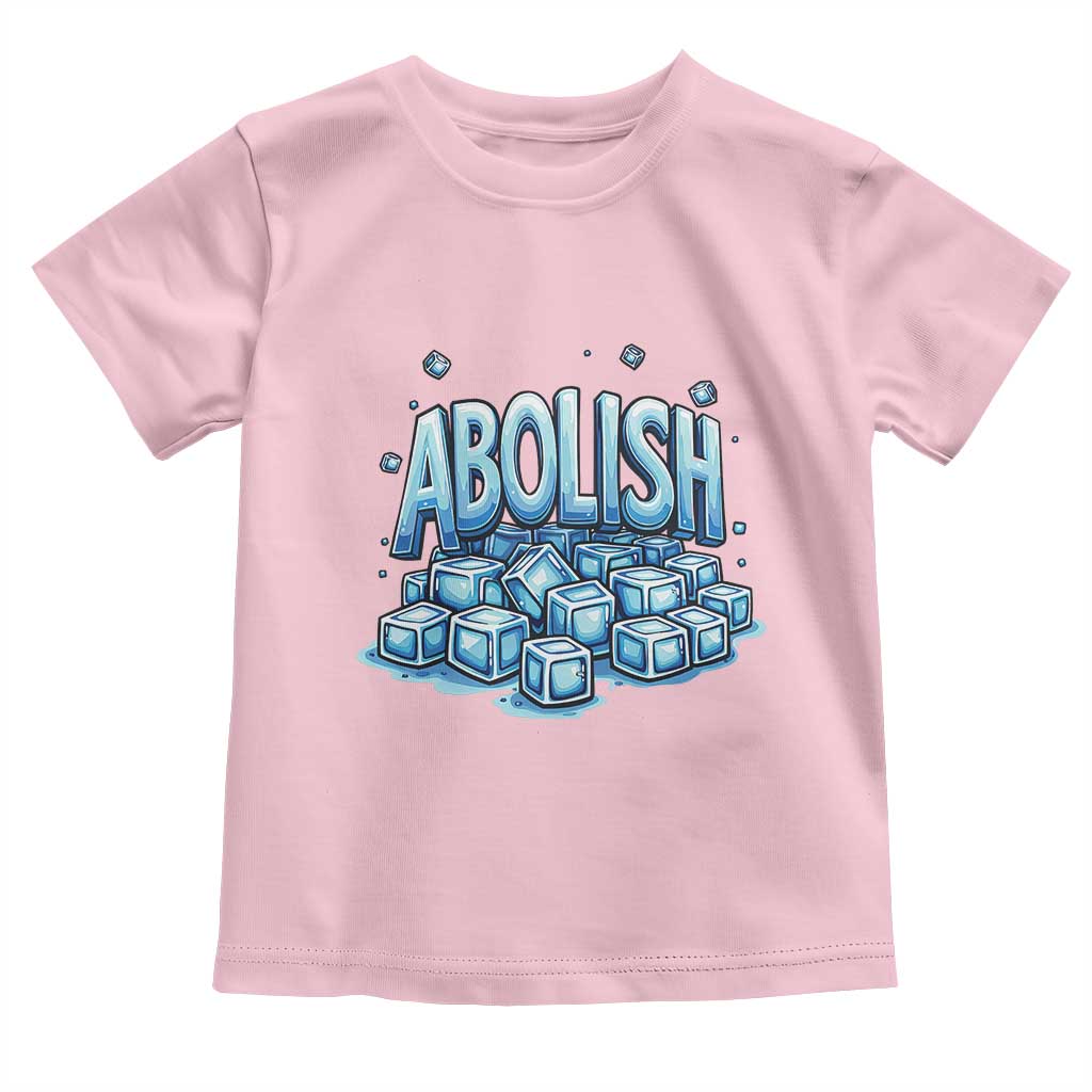 Abolish Ice Toddler T Shirt Minnesota Resistance Protest TS12 Light Pink Print Your Wear