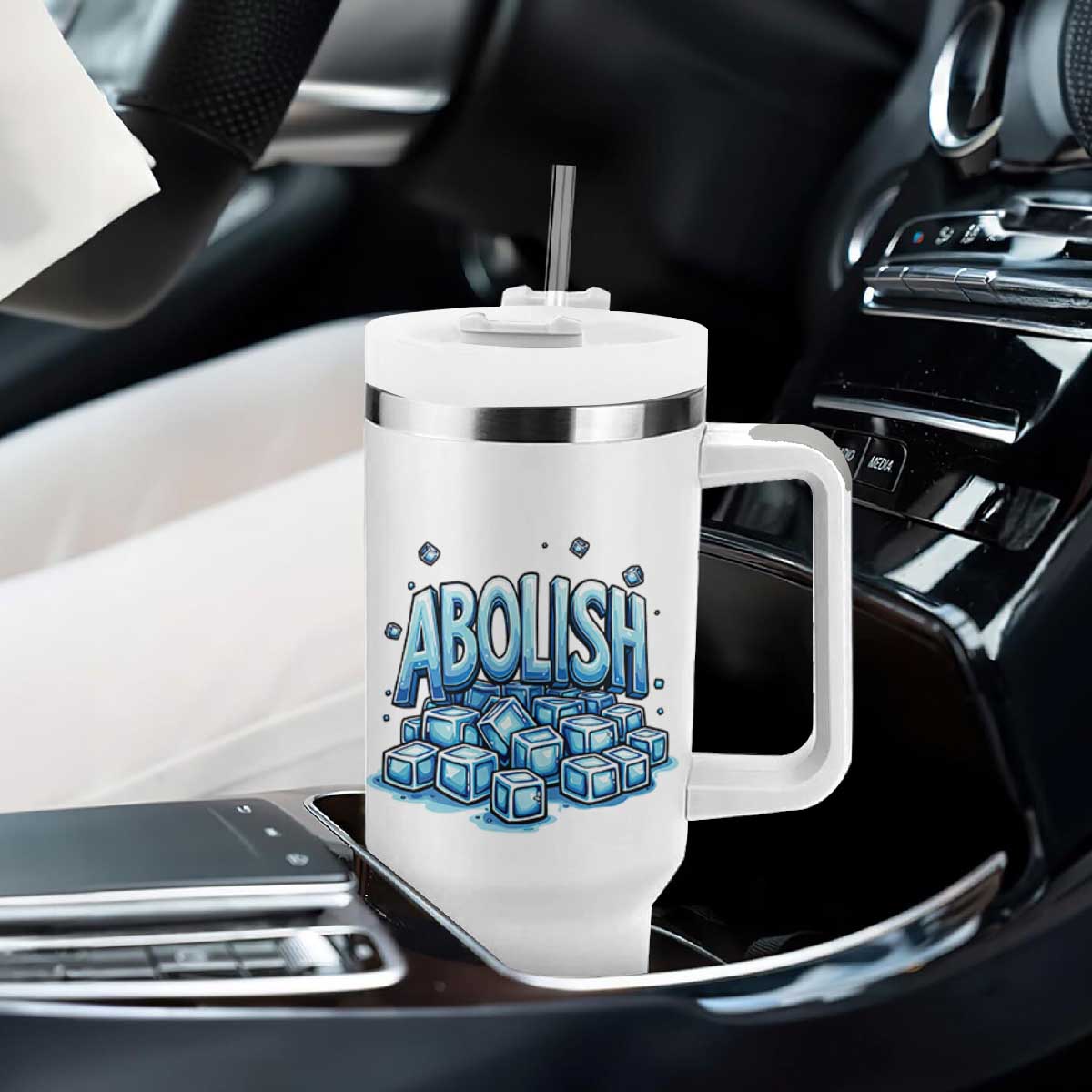Abolish Ice Tumbler With Handle Minnesota Resistance Protest TS12 Print Your Wear
