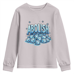 Abolish Ice Youth Sweatshirt Minnesota Resistance Protest TS12 Ice Gray Print Your Wear