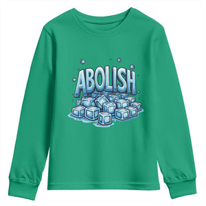 Abolish Ice Youth Sweatshirt Minnesota Resistance Protest TS12 Irish Green Print Your Wear