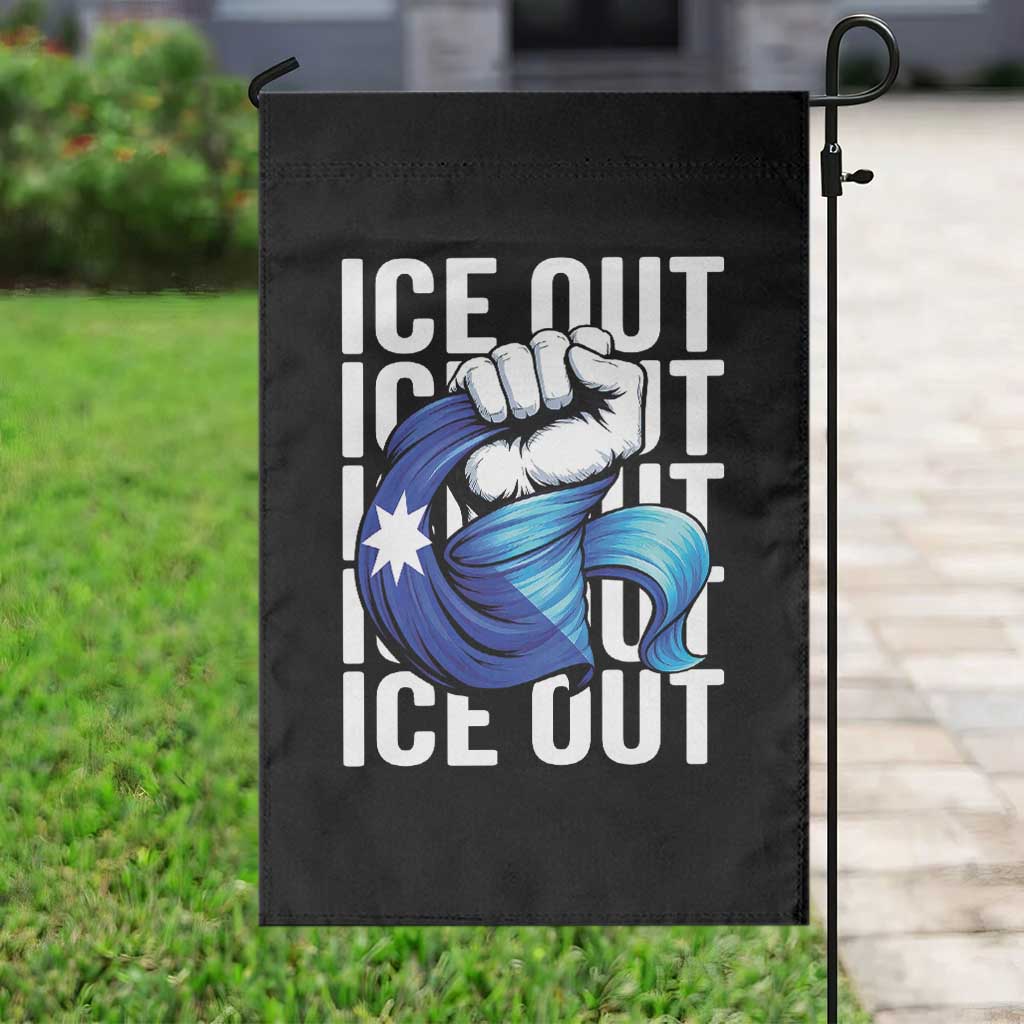 Minnesota Ice Out Garden Flag Anti Ice Movement Protest TS12 Print Your Wear