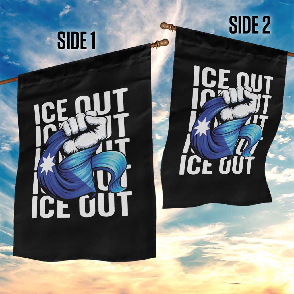 Minnesota Ice Out Garden Flag Anti Ice Movement Protest TS12 Print Your Wear