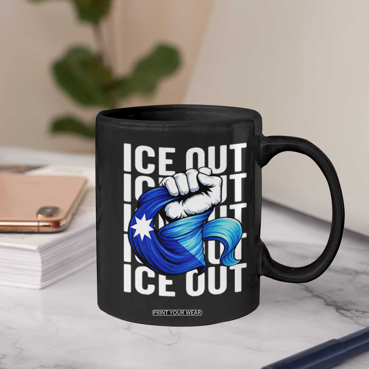 Minnesota Ice Out Coffee Mug Anti Ice Movement Protest TS12 Print Your Wear