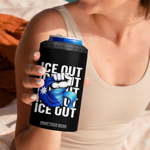 Minnesota Ice Out 4 in 1 Can Cooler Tumbler Anti Ice Movement Protest TS12 Print Your Wear