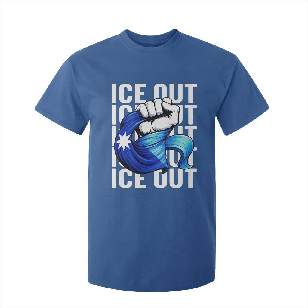 Minnesota Ice Out T Shirt For Kid Anti Ice Movement Protest TS12 Royal Blue Print Your Wear