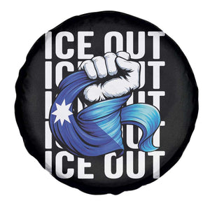 Minnesota Ice Out Spare Tire Cover Anti Ice Movement Protest TS12 Print Your Wear