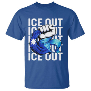 Minnesota Ice Out T Shirt Anti Ice Movement Protest TS12 Royal Blue Print Your Wear