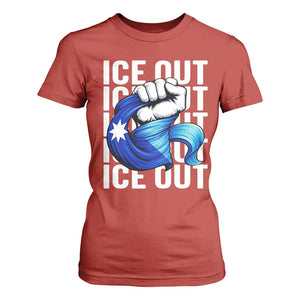 Minnesota Ice Out T Shirt For Women Anti Ice Movement Protest TS12 Red Print Your Wear