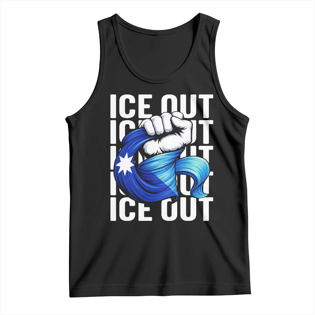 Minnesota Ice Out Tank Top Anti Ice Movement Protest TS12 Black Print Your Wear