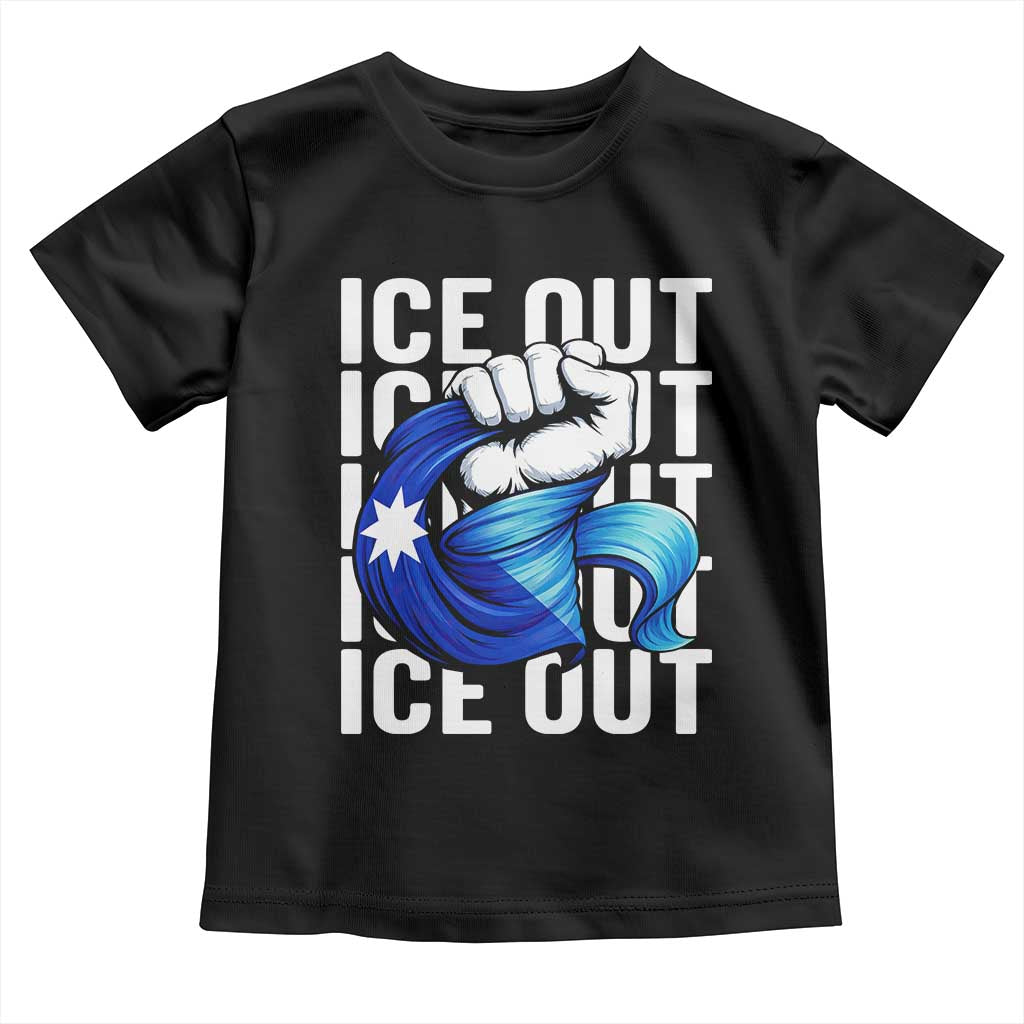 Minnesota Ice Out Toddler T Shirt Anti Ice Movement Protest TS12 Black Print Your Wear