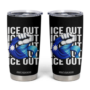 Minnesota Ice Out Tumbler Cup Anti Ice Movement Protest TS12 Black Print Your Wear