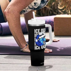Minnesota Ice Out Tumbler With Handle Anti Ice Movement Protest TS12 Print Your Wear