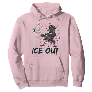 Funny Pirate Common Loon Minnesota Defends Abolish Ice Hoodie TS12 Light Pink Print Your Wear