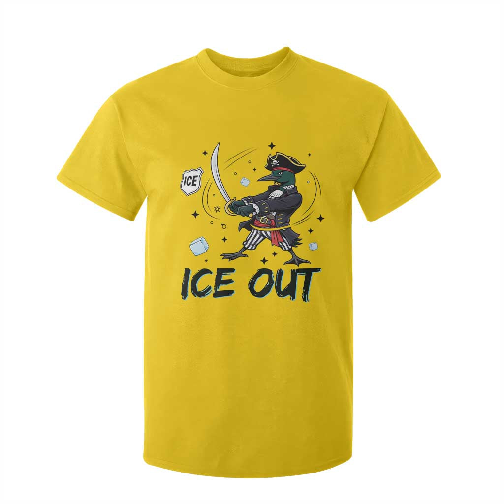 Funny Pirate Common Loon Minnesota Defends Abolish Ice T Shirt For Kid TS12 Daisy Print Your Wear