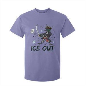 Funny Pirate Common Loon Minnesota Defends Abolish Ice T Shirt For Kid TS12 Violet Print Your Wear