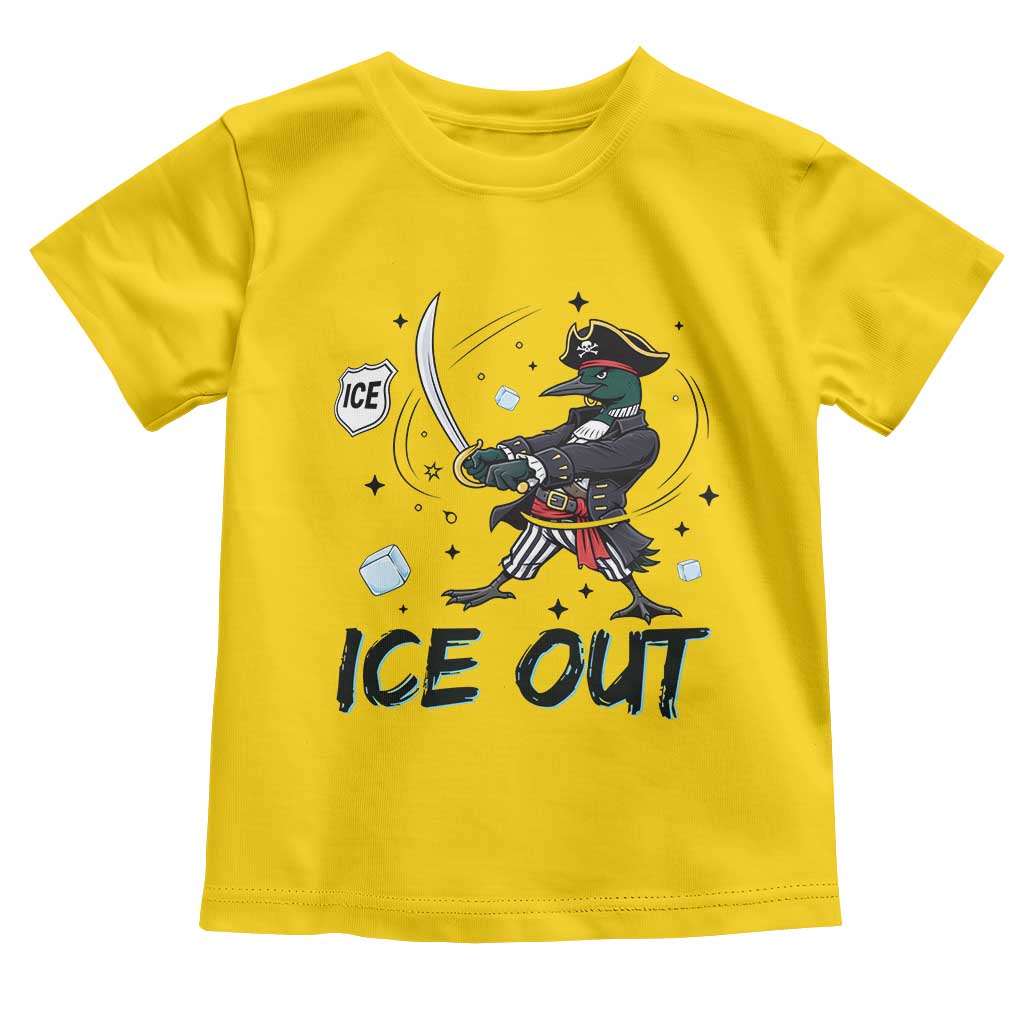 Funny Pirate Common Loon Minnesota Defends Abolish Ice Toddler T Shirt TS12 Daisy Print Your Wear